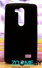 Чехол-накладка для LG L Fino D295 силиконовый SMART матовый черный