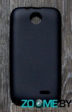 Чехол для Microsoft Lumia 435 силиконовый SMART матовый черный