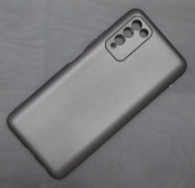 Чехол для Huawei Honor 10X Lite силиконовый черный с защитой для камеры