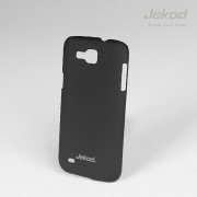 Пластиковая накладка на заднюю крышку Jekod для Samsung i9260 Galaxy Premier чёрная матовая