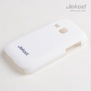 Чехол для Samsung S6310 Galaxy Young пластик Jekod белый (пленка в комплекте)