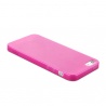 Чехол-накладка для iPhone 5/5s гелевый PURO  ULTRA-SLIM "0.3" розовый (пленка в комплекте) (IPC503PNK) фото