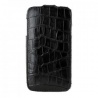Чехол для Samsung i9500 Galaxy S IV блокнот Melkco Jacka Type черный крокодил фото