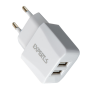 Сетевое зарядное устройство EXPERTS "TCU-25" USB 2.1A (белый) фото