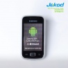 Гелевая накладка на заднюю крышку Jekod для Samsung S5660 Galaxy Gio белая  фото