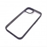 Чехол для iPhone 13 Pro силиконовый прозрачно-черный Ipaky Crystal Bumper Case фото