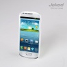Пластиковая накладка на заднюю крышку Jekod для Samsung i8190 Galaxy S3 Mini белая глянцевая фото