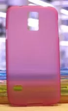 Чехол-накладка для Samsung i9600 Galaxy S5 (G900F) силиконовый SMART матовый розовый 