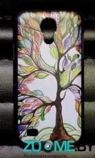 Чехол для Samsung i9190 Galaxy S4 mini пластик New Figure дерево