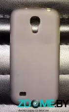 Чехол для Samsung i9190 Galaxy S4 mini силиконовый SMART матовый серый