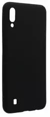 Чехол для Samsung Galaxy M10 силиконовый матовый черный