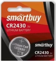 Батарейка литиевая Smart Buy CR2430/5B (100/2000) (SBBL-2430-5B)
