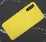 Чехол для Samsung Galaxy A50/A30s Silicone Case желтый