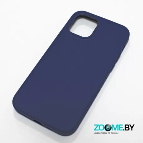 Чехол для Iphone 12 Pro Slilicone Case синий фото