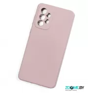 Чехол для Samsung Galaxy A73 Silicone case нежно-розовый