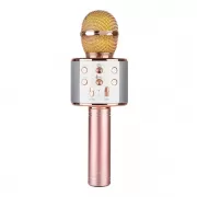 Беспроводной микрофон для караоке Profit Wster WS-858 розовый