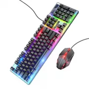 Набор игровой Hoco GM18 клавиатура + мышь с подсветкой, черный