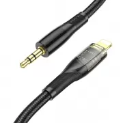 Аудио-кабель Hoco UPA25 AUX на Lightning 1м, черный