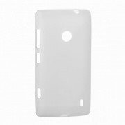 Чехол для Nokia Lumia 520/525 силиконовый SMART матовый белый