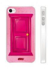 Чехол для iPhone 4/4S пластик Artske Pink Door  пленка в комплекте (UC-D36-IP4S)