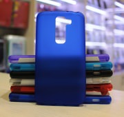 Чехол для LG D618 G2 Mini силиконовый SMART матовый синий