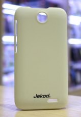 Чехол для HTC Desire 310 пластик Jekod белый (пленка в комплекте)