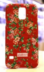 Чехол для Samsung i9600 Galaxy S5 (G900F) пластик Cath Kidston красный с розами