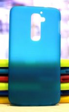 Чехол для LG Optimus G2 силиконовый SMART матовый голубой
