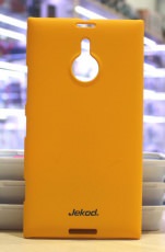 Чехол для Nokia Lumia 1520 пластик Jekod желтый (пленка в комплекте)