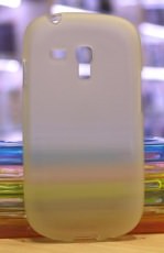 Чехол-накладка для Samsung i8190 Galaxy S3 mini силиконовый SMART матовый белый