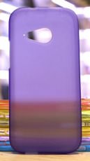 Чехол-накладка для HTC One Mini 2 силиконовый SMART матовый фиолетовый
