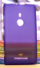 Чехол-накладка для Nokia Lumia 925 силиконовый SMART матовый фиолетовый
