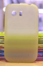 Чехол-накладка для Samsung S5360 Galaxy Y силиконовый SMART матовый белый