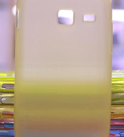 Чехол-накладка для Samsung S6102 Galaxy Y Duos силиконовый SMART матовый белый фото