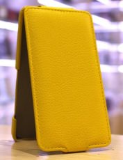 Чехол-блокнот для Nokia Lumia 925 UpCase желтый