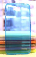 Чехол-накладка для LG D410 L90 силиконовый SMART глянцевый голубой