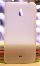 Чехол-накладка для Nokia Lumia 1320 силиконовый SMART матовый белый