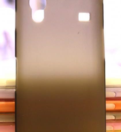 Чехол-накладка для Samsung S5830 Galaxy Ace силиконовый SMART матовый серый фото