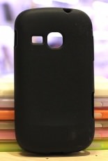 Чехол-накладка для Samsung S6500 Galaxy Mini 2 силиконовый SMART матовый черный