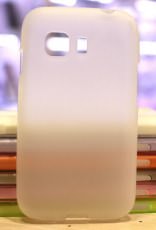 Чехол-накладка для Samsung Galaxy Young 2 (G130H/DS) силиконовый SMART матовый белый