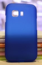 Чехол-накладка для Samsung Galaxy Young 2 (G130H/DS) силиконовый SMART матовый синий
