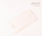 Чехол-накладка для Lenovo A516 гелевый Jekod белый (пленка в комплекте)