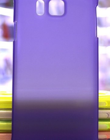 Чехол-накладка для Samsung Galaxy Alpha (G850F) силиконовый SMART матовый фиолетовый фото