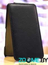 Чехол-блокнот для Samsung Galaxy Alpha (G850F) Art Case синий
