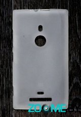 Чехол-накладка для Nokia Lumia 925 силиконовый SMART матовый белый