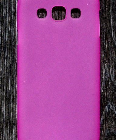 Чехол-накладка для Samsung Galaxy E5 (E500H) силиконовый SMART матовый розовый фото