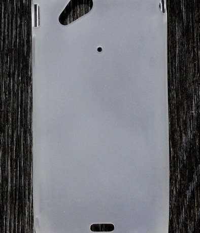 Чехол-накладка для Sony Xperia Arc S LT18i силиконовый SMART матовый белый фото