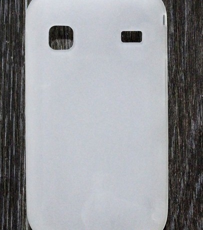 Чехол для Samsung S5660 Galaxy Gio силиконовый SMART матовый белый фото