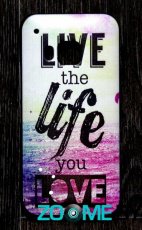 Чехол для HTC One M9 пластик PC Live the Life you Love