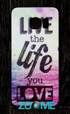 Чехол для Samsung Galaxy S6 Edge (G925) пластик PC Live the Life you Love 
